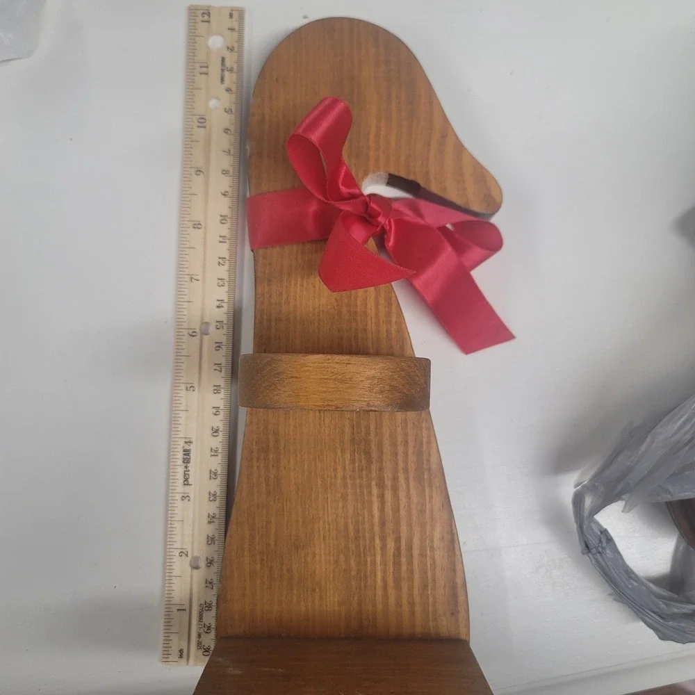 Vintage Wooden Candle Holder Handmade‎ Farmhouse Country Decor Gift